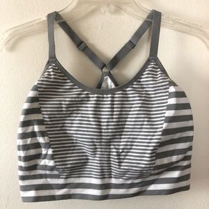 Cacique 18/20 Grey and White Bralette